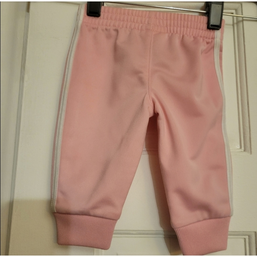 Adidas 3-M Old Pink Infant Sweatsuit With Embroidery Trefoil Logo - Picture 5 of 15